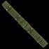 The Condor Tactical Belt in olive green features snap buttons, a plastic buckle, and multiple attachment loops, shown on a plain background.